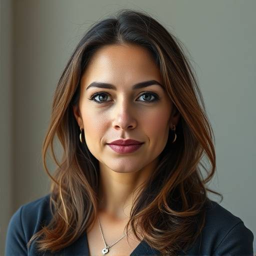 Retrato de Marta García, Editora de Video